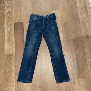 Boys BKE Dark Wash Straight Leg Jeans